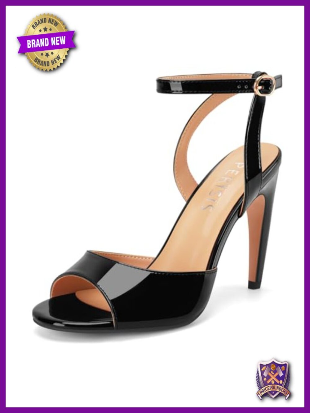 Women's High Heel Sandals Stilettos Open Toe Ankle Strap Strappy Dress Shoes